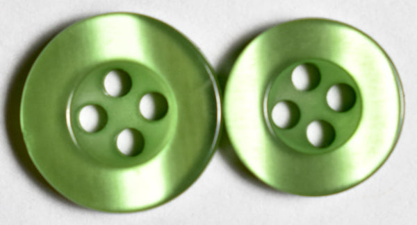 Dress Shirt Buttons 24pc Set - 16 Shirt Front Buttons 13mm (1/2in) - 8 Shirt Sleeve Buttons 11.5mm (7/16in) Olive Green
