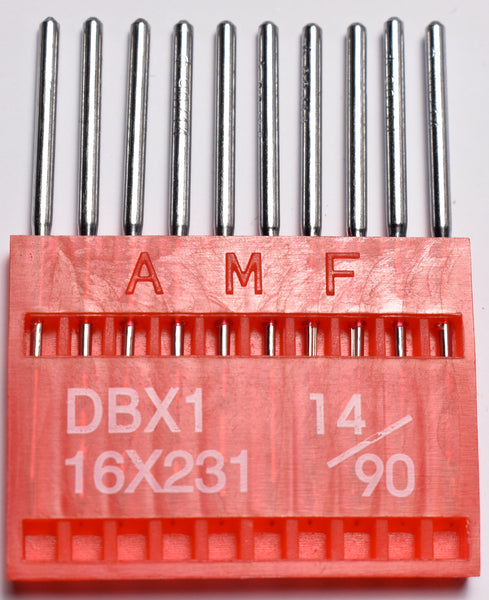 SFG AMF Industrial Sewing Machine Needles Round Shank Universal Ball Point DBX1 90/14 Qty 100