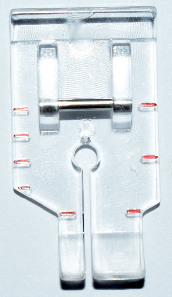 Clear Presser Foot 1/4" (Quarter Inch) Sewing Machine Presser Foot Quilting - Low Shank Snap-On